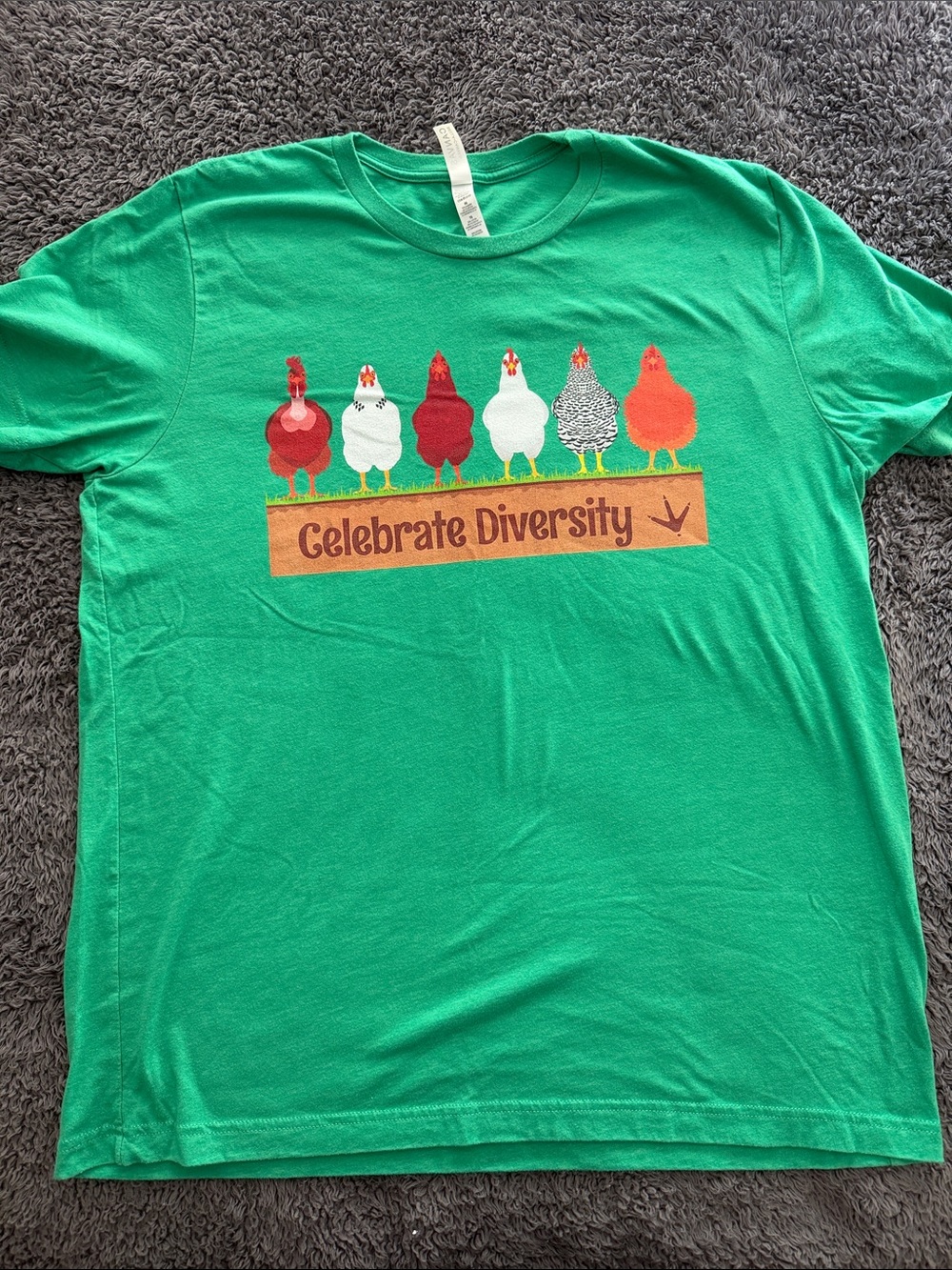 Bella+Canvas Bright Green Tee - XL